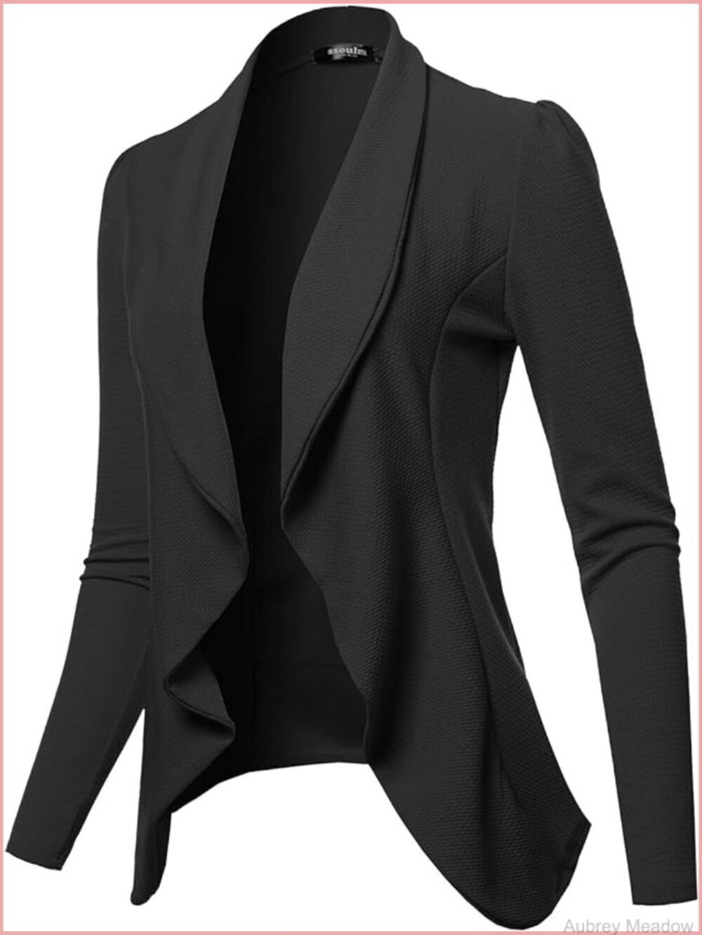 Women's Stretch Blazer Notch Lapel Work Office Jacket S-3XL